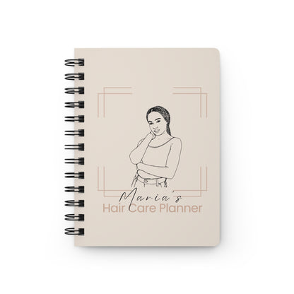 Custom Spiral Bound Journal — Add Your Name & Art‑Line Portrait