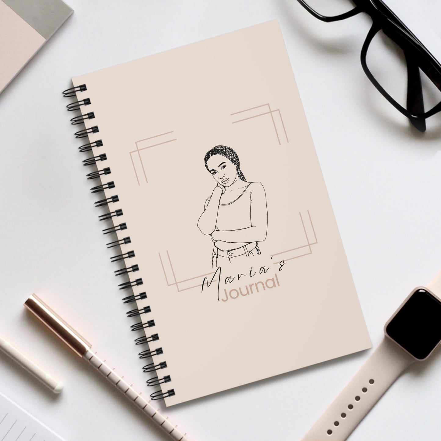 Personalized Spiral Journal – Cover Designed by You
