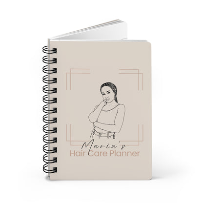 Custom Spiral Bound Journal — Add Your Name & Art‑Line Portrait